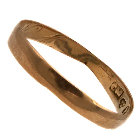 Viallinen sormus, 750, Paino: 0,9 g