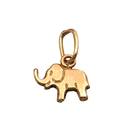 Norsu-riipus, korkeus 10mm, leveys 8mm, 585,  Paino: 0,1 g