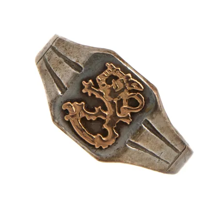 Leijonasormus, koko 23½, 925, Paino: 6,6 g