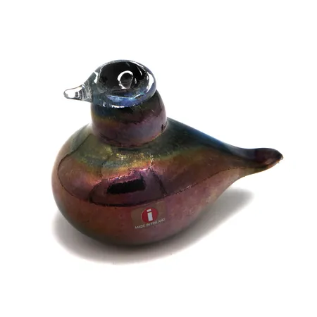 Lasilintu, lysterilasia, signeeraamaton, mitat 75x110mm