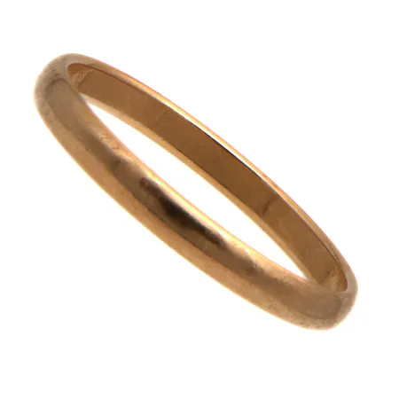 Sileä sormus, koko 16, 585,  Paino: 1,1 g