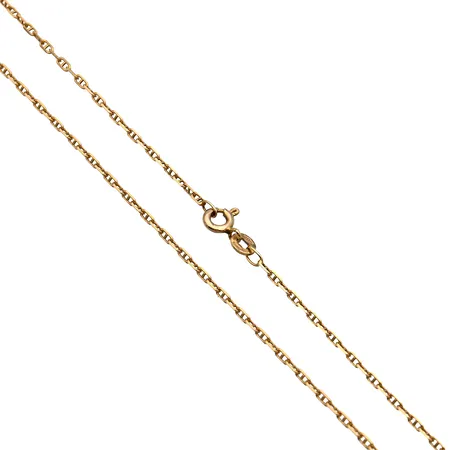 Ankkuri-kaulaketju, pituus 70cm, leveys 1mm, 585,  Paino: 3,4 g