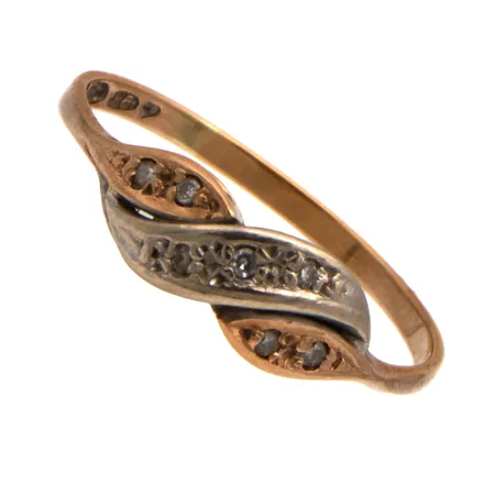 Kivisormus, koko 18½, 585br, Paino: 1,7 g