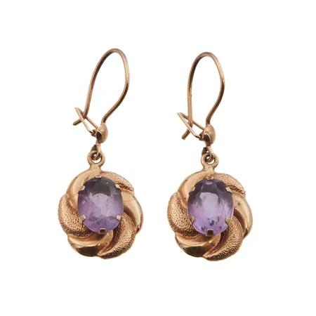 Kivikorvakorut, korkeus 29mm, 585br, Paino: 1,7 g