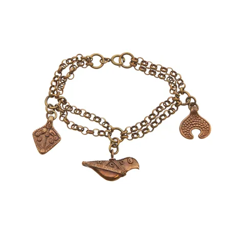 Rannekoru Kalevala, Aarrekääty, pituus 190mm, pronssia Paino: 0 g