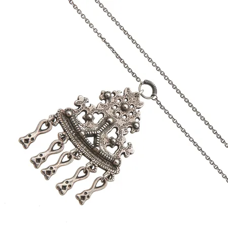 Kaulakoru, Kalevala Koru, Karkun riipus, ketjun pituus n.82cm, 925, Paino: 53,6 g