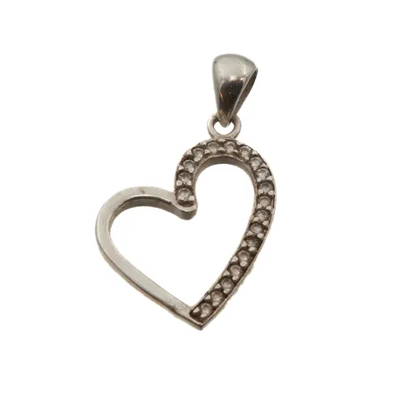 Sydänriipus, korkeus 34mm, 925br, Paino: 2,4 g