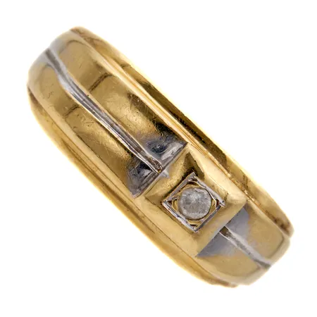 Kivisormus, koko 19¾, 585br,  Paino: 5,4 g