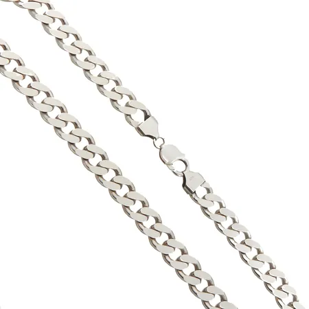 Panssarikaulaketju, pituus 51cm, leveys 12mm, 925, Paino: 98,6 g