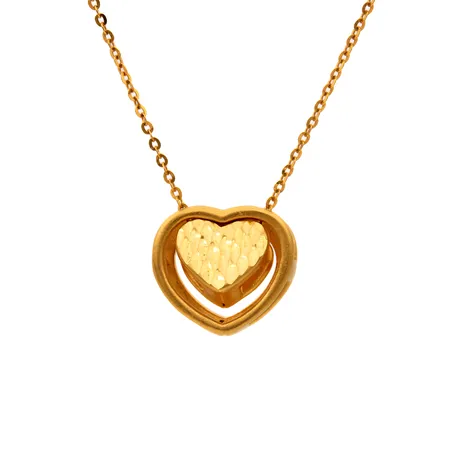 Kaulakoru, riipuksen korkeus 11mm, ankkuri-ketjun pituus 45.5cm, 750,  Paino: 2,8 g