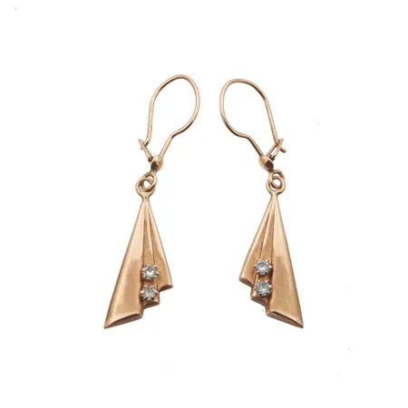 Kivikorvakorut, korkeus 36mm, 585br, Paino: 1,1 g