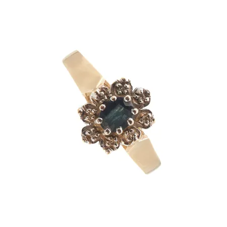 Kivisormus, koko 18¼, 585br, Paino: 2,5 g