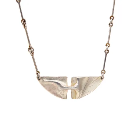 Kaulakoru, Viracocha, Lapponia, design Björn Weckström, pituus 37,5cm, vuodelta 1981, 925,  Paino: 10,3 g