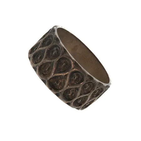 Kuvioitu sormus, kaiverrettu, koko 20, 916, Paino: 6,7 g