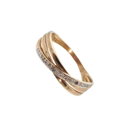 Kivisormus, koko 18, 585br, Paino: 2 g