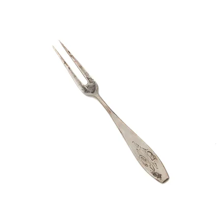 Kakkuhaarukka, pituus 150mm, kaiverrettu, 813, Paino: 13,8 g