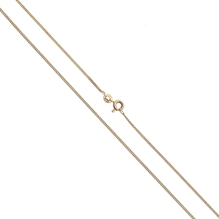 Panssarikaulaketju, pituus 45cm, leveys 1mm, 585, Paino: 3,1 g