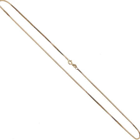 Venetsia-kaulaketju, pituus 42cm, leveys 1mm, 585, Paino: 4 g