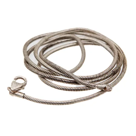 Viallinen käärmekaulaketju, 925,  Paino: 8 g