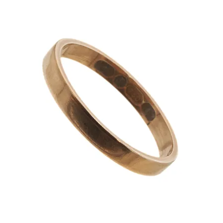 Sileä sormus, kaiverrettu, koko 17½, 750, Paino: 2,2 g