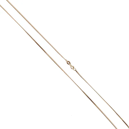 Kaulaketju, pituus 46cm, leveys 2mm, 585, Paino: 3,6 g
