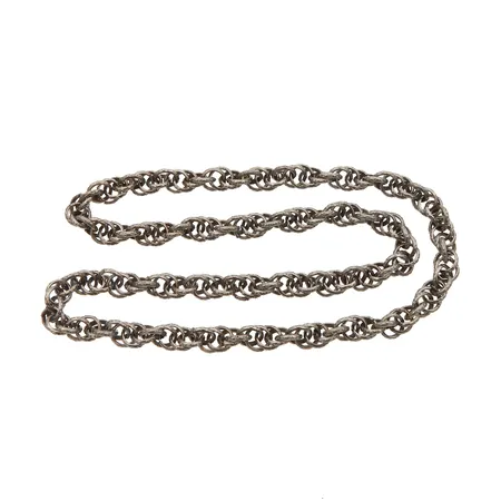 Kaulakoru Kalevala, Setukaisten Kääty, pituus n.75cm, hopeoitu, Paino: 0 g