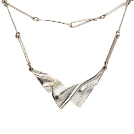 Kaulakoru, Minthe, Lapponia, design Zoltan Popovits, pituus 45cm, vuodelta 1991, 925,  Paino: 14,1 g