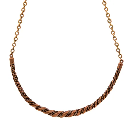 Kaulakoru, Kalevala Koru, Halikon Lampolan kierrekääty, pituus n.47cm, pronssi