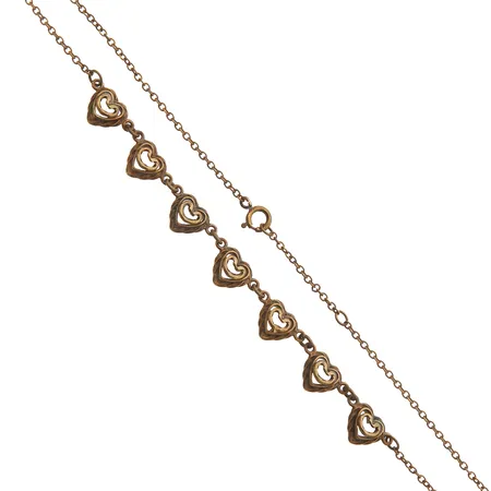 Kaulakoru Kalevala, Talon sydän, pituus 43,46cm, pronssia Paino: 0 g