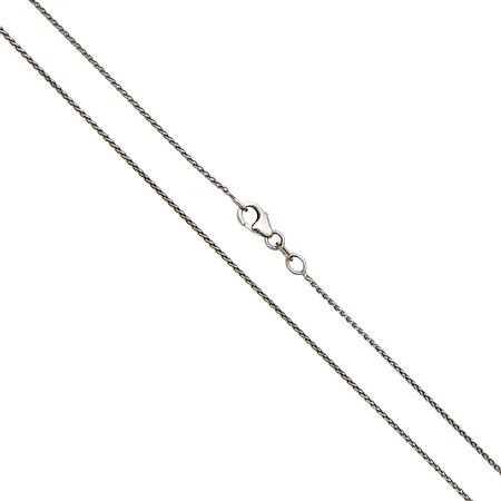 Kualaketju, pituus 42cm, valkokulta 585,  Paino: 2,6 g