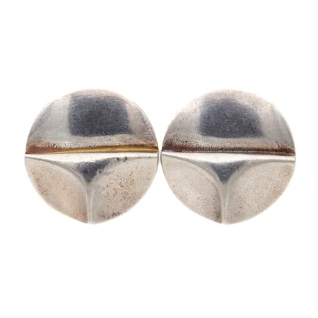 Korvakorut, Etelän kolmio, Lapponia, design Björn Weckström, Ø 20mm, vuodelta 1971, 925, Paino: 9,3 g