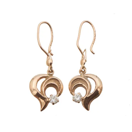 Kivikorvakorut, korkeus 29mm, 585br, Paino: 0,9 g