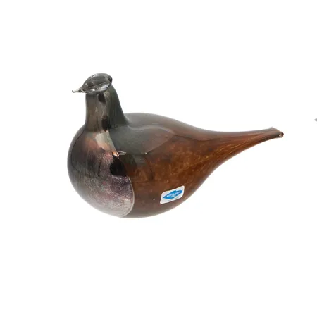 Lasilintu, Sipi, signeeraus Oiva Toikka Nuutajärvi, korkeus 100mm, leveys 170mm, pohjassa siirtojälkiä, Paino: 0 g