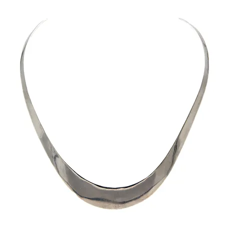 Kaulakoru, vähäisiä käytön jälkiä, leveys 135mm, nimileima ACO, 925,  Paino: 32,2 g