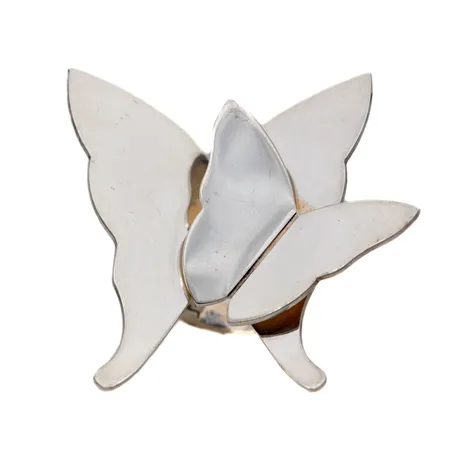 Perhos-sormus, Miss Butterfly, koko 16¾, Efva Attling, 925, Paino: 15,6 g