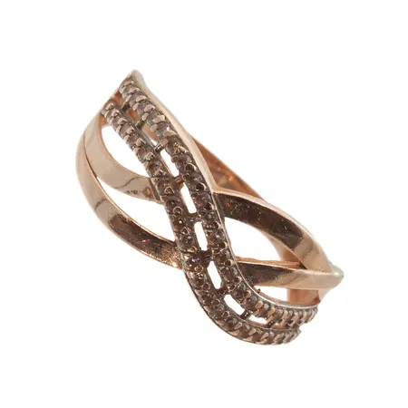 Kivisormus, koko 19, 585br, Paino: 2,8 g