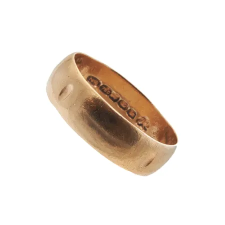 Sileä sormus, kaiverrettu, koko 22¾, 750, Paino: 8 g