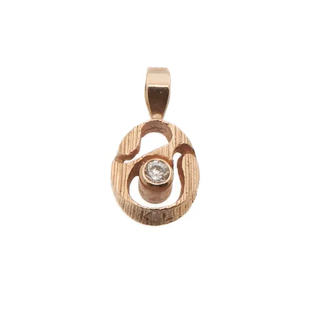 Kiviriipus, design Karl Laine, korkeus 10mm, 585br, Paino: 0,5 g