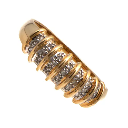 Timanttisormus 21xn.0.005ct, koko 18¾, 750,   Paino: 3,4 g