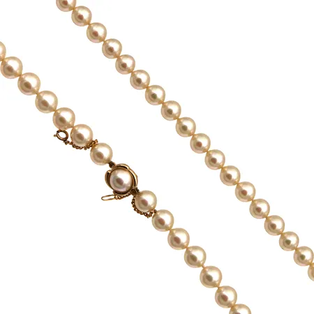 Helmikaulahauha hopealukolla, pituus 50cm, 925br, Paino: 60,7 g