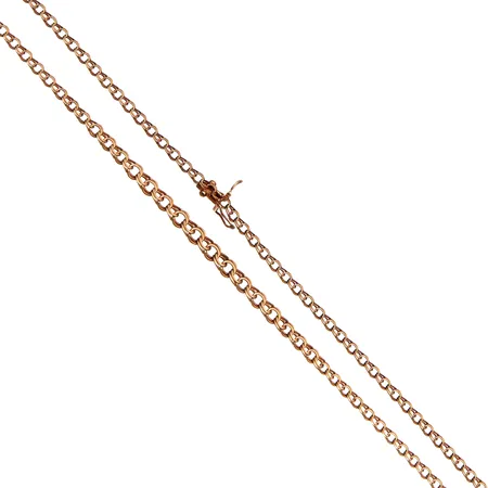 Bismarck-kaulaketju, pituus 45.5cm, leveys 3.3mm, 585,  Paino: 6,6 g