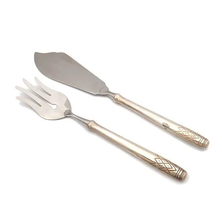 Kakkuottimet, Aino, pituus 234-266mm, pieniä käytön jälkiä, alkuperäinen laatikko, 830br, Paino: 127,5 g