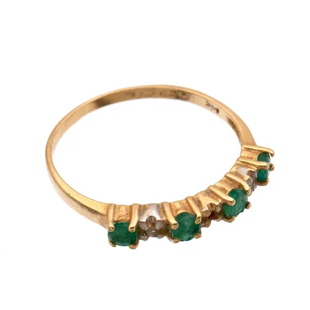 Viallinen kivisormus, 585br,  Paino: 1,2 g