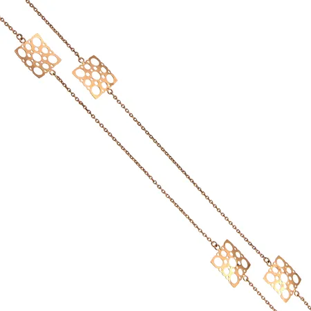 Kaulakoru, Pitsi, design Liisa Vitali, pituus 82cm, 585,  Paino: 8,3 g