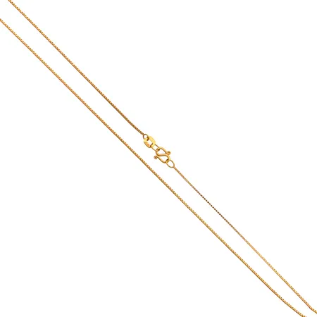 Venetsia-kaulaketju, pituus 45,5cm, pieniä käytön jälkiä, 750, Paino: 1,6 g