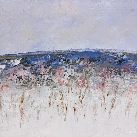 Öljyväri kankaalle, Huhtikuun valoa, Otto Suutari, mitat 40x32cm, signeerattu, öljy-palettiveitsitekniikalla, vuodelta 1992, puukehykset.