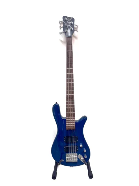 Sähköbasso Warwick RockBass Corvette, sarjanumero K 026993-05, 5-kielinen, kaulassa vääntymää, käytön jälkiä, mukana kova kuljetuslaatikko. Ei lähetetä