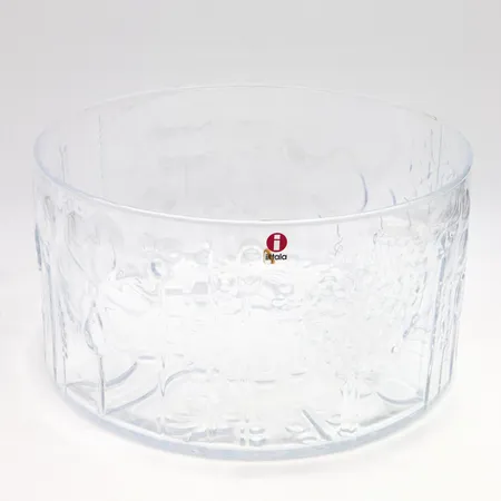 Kirkas kulho Iittala, Flora, Ø.190mm, design Oiva Toikka