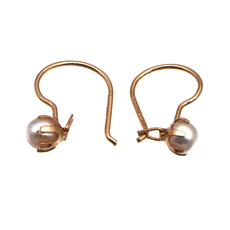 Helmikorvakorut, korkeus 15mm, 585br,  Paino: 0,7 g