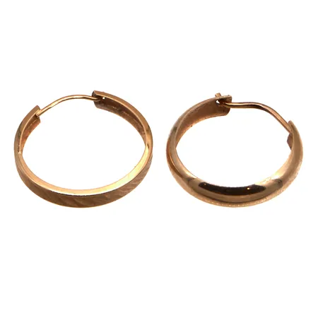 Kaksi korvarengasta, Ø18mm, 585, Paino: 1,1 g